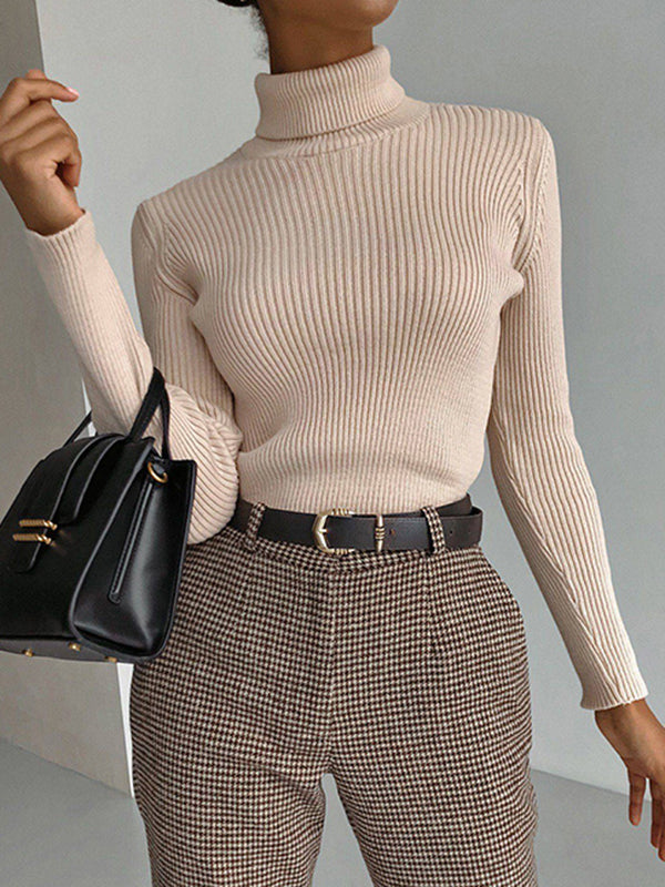 Ribbed Turtleneck Sweater, Lily & Sam, image 12