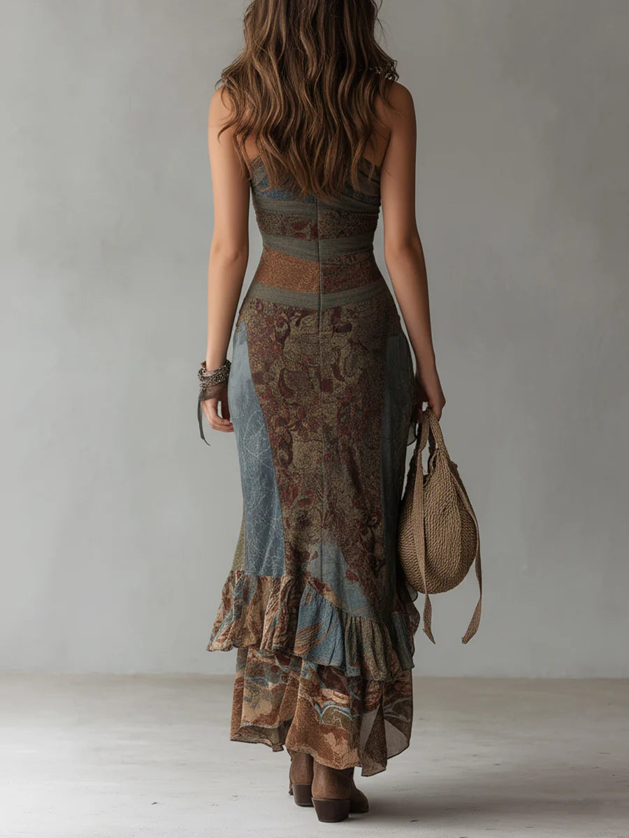 Elena ∙ Long One Shoulder Dress, Lily & Sam, image 3