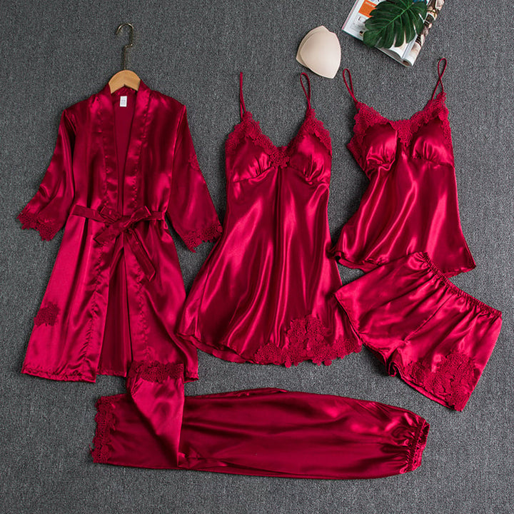 5 Piece Lace Nightwear Set, Lily & Sam, image 1