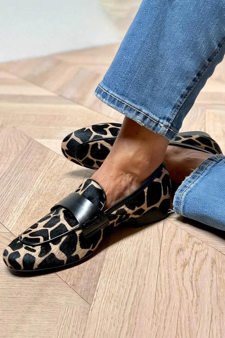 Animal Print Loafer With Detail, Lily & Sam, image 1