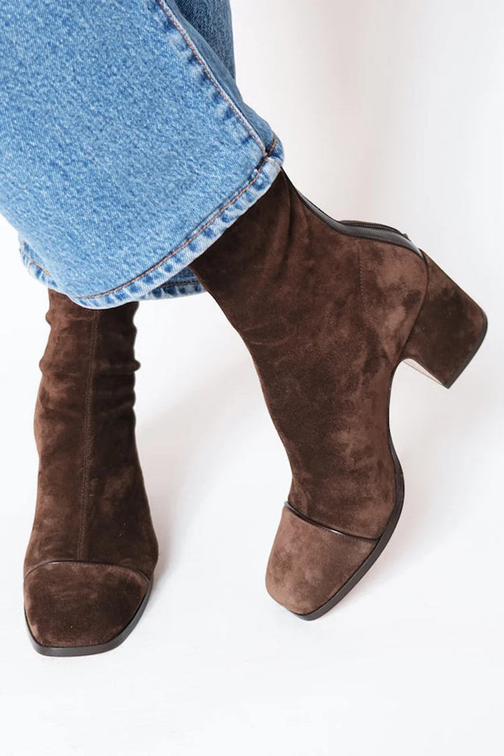 Square Toe Heeled Boots, Lily & Sam, image 1