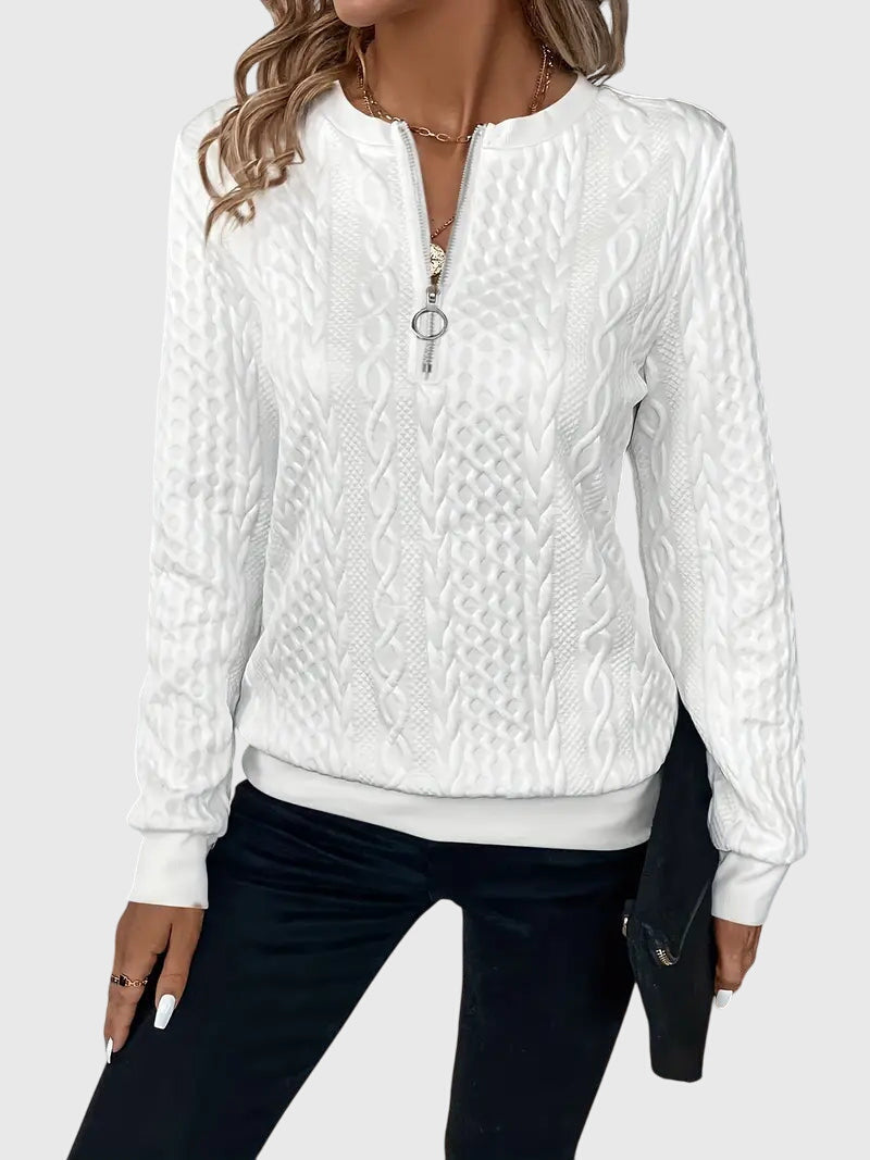Sweater with Zipper, Lily & Sam, image 7
