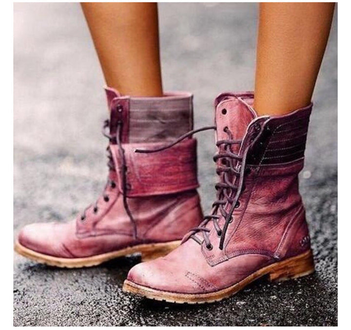 Women’s Vintage Lace Up Boots, Lily & Sam, image 2