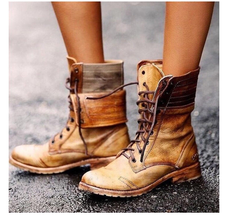 Women’s Vintage Lace Up Boots, Lily & Sam, image 5