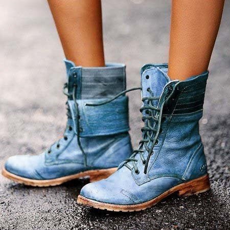 Women’s Vintage Lace Up Boots, Lily & Sam, image 3