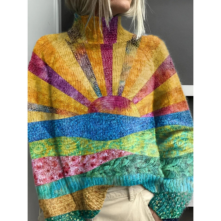 Vibrant Turtleneck Sweater, Lily & Sam, image 6