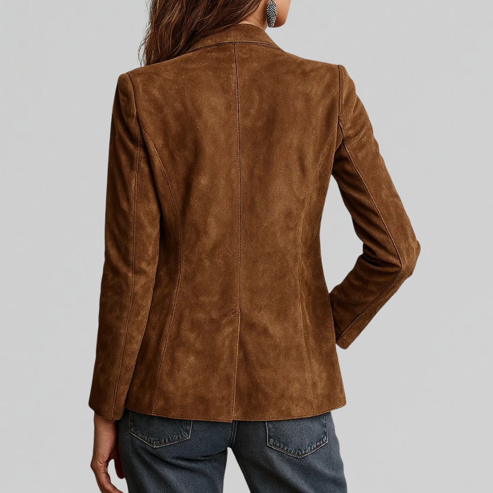 Suede Touch Blazer, Lily & Sam, image 2