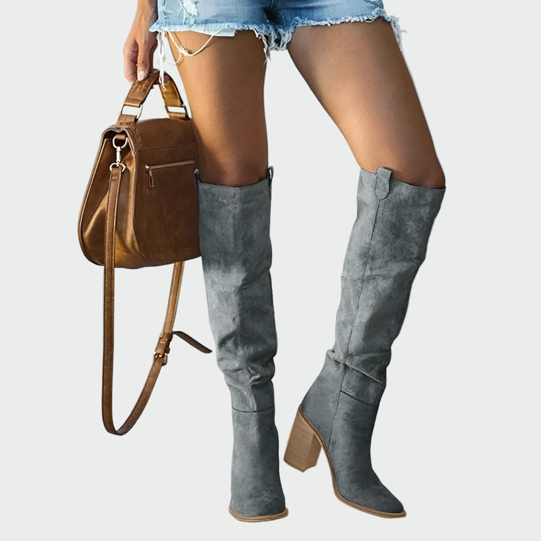 Knee High Leather Boots, Lily & Sam, image 3