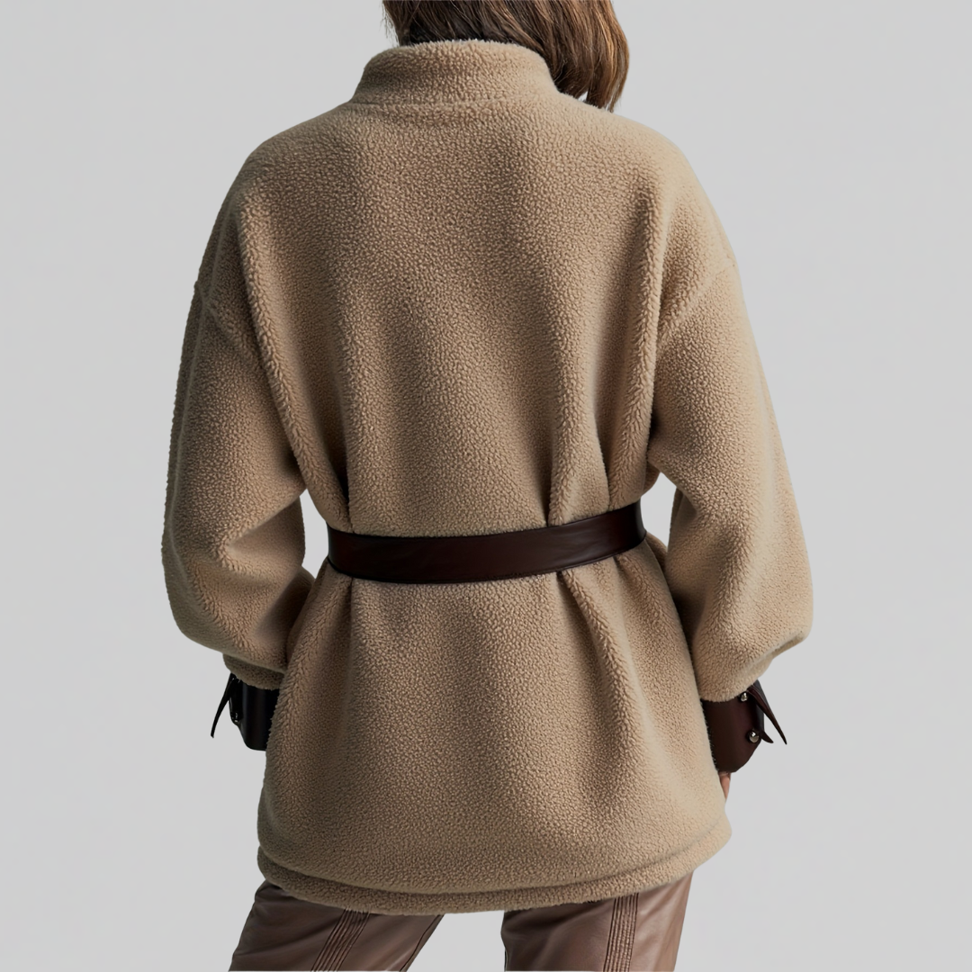 Belted Teddy Jacket, Lily & Sam, image 2