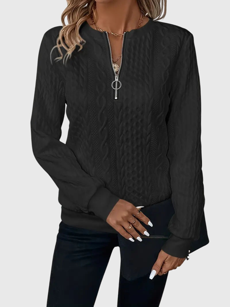 Sweater with Zipper, Lily & Sam, image 13
