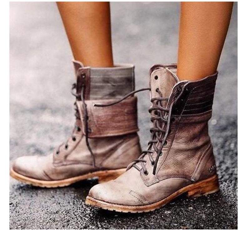 Women’s Vintage Lace Up Boots, Lily & Sam, image 1