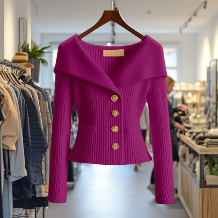 Bold Buttoned Sweater Jacket, Lily & Sam, image 9