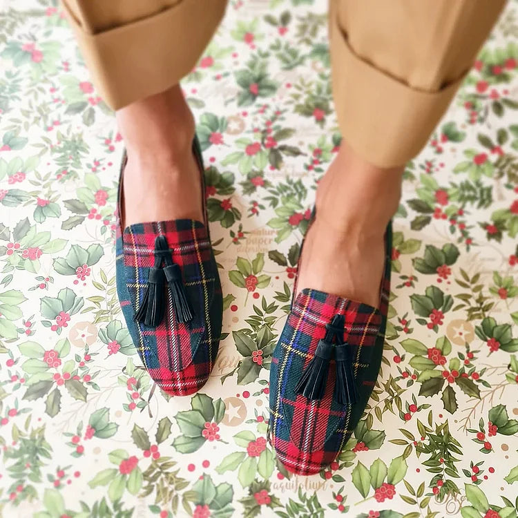Scottish Chic Loafer With Fringes, Lily & Sam, image 2