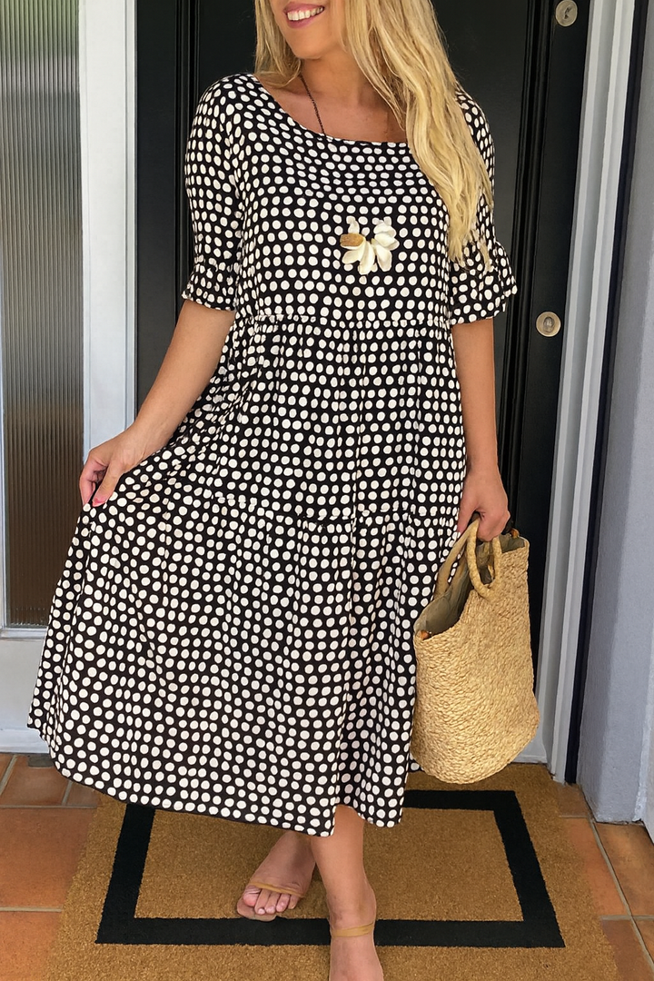 Short Sleeve Midi Dress, Lily & Sam, image 4