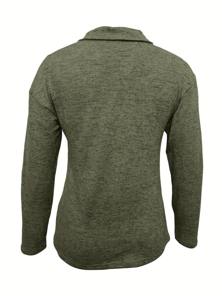 Zip Collar Knit Sweater, Lily & Sam, image 10