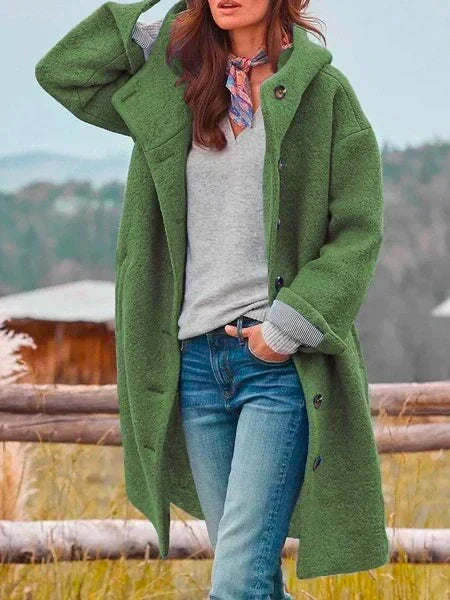 Cozy Button Up Outdoor Jacket, Lily & Sam, image 1