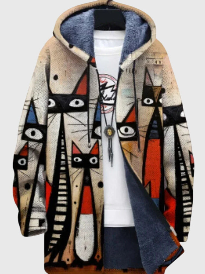 Jacket with artistic print, Lily & Sam, image 5