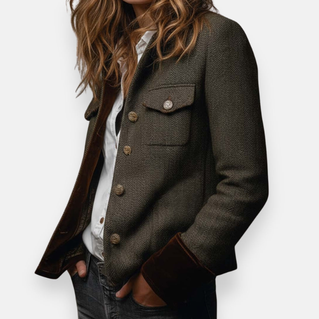 Herringbone Tweed Jacket, Lily & Sam, image 3