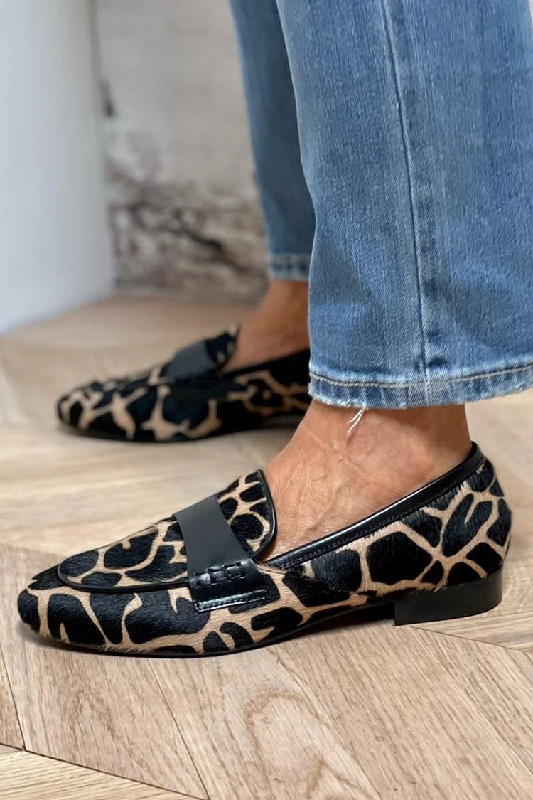 Animal Print Loafer With Detail, Lily & Sam, image 3