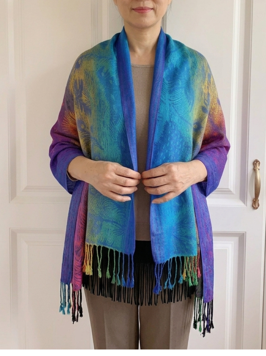 Stylish Cashmere Scarf, Lily & Sam, image 2