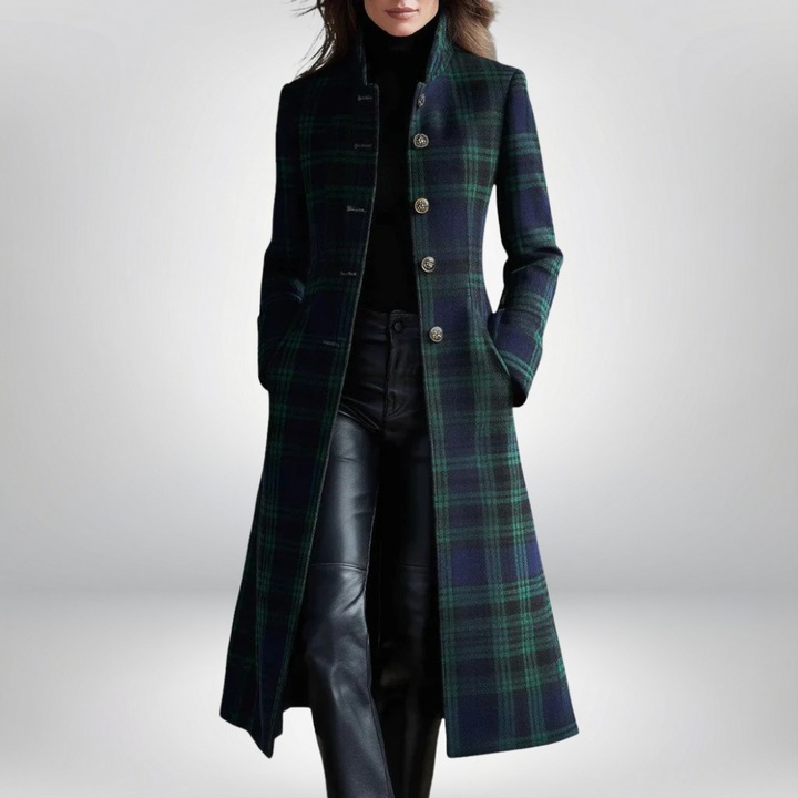 Timeless Plaid Coat, Lily & Sam, image 1
