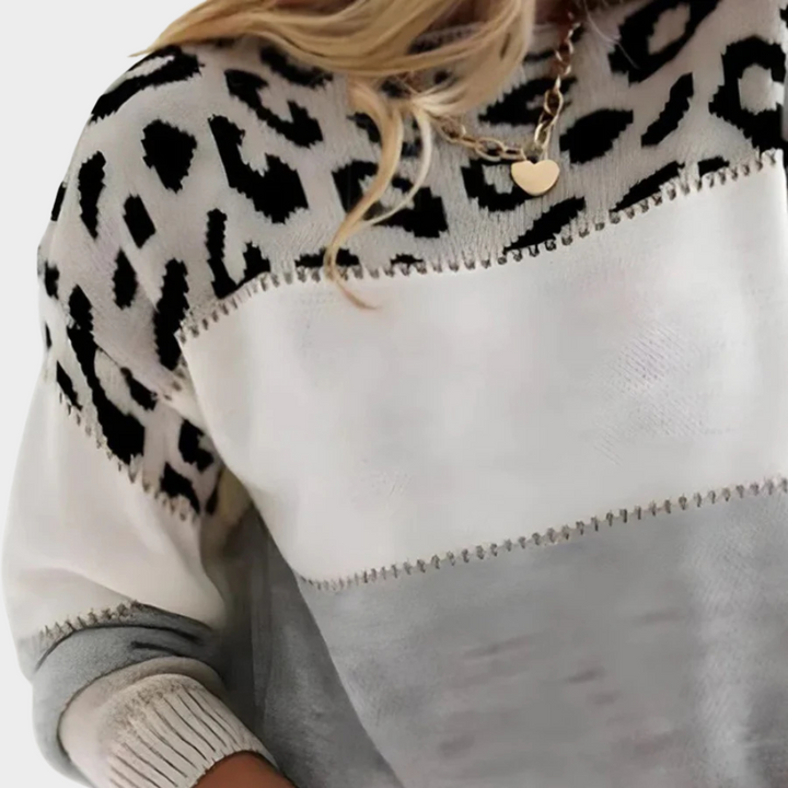 Leopard Print Sweater, Lily & Sam, image 5