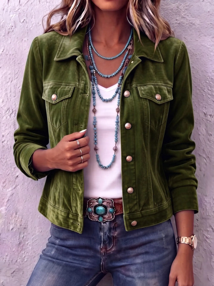 Vintage Wash Button Jacket, Lily & Sam, image 3