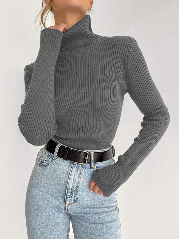 Ribbed Turtleneck Sweater, Lily & Sam, image 13