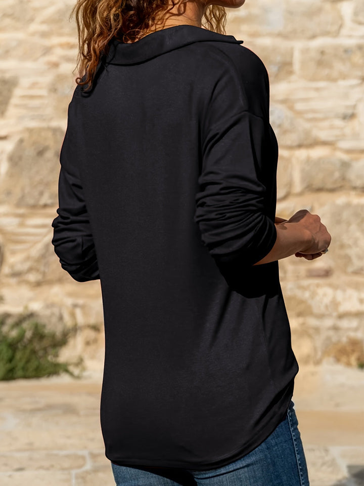Zip Collar Knit Sweater, Lily & Sam, image 9