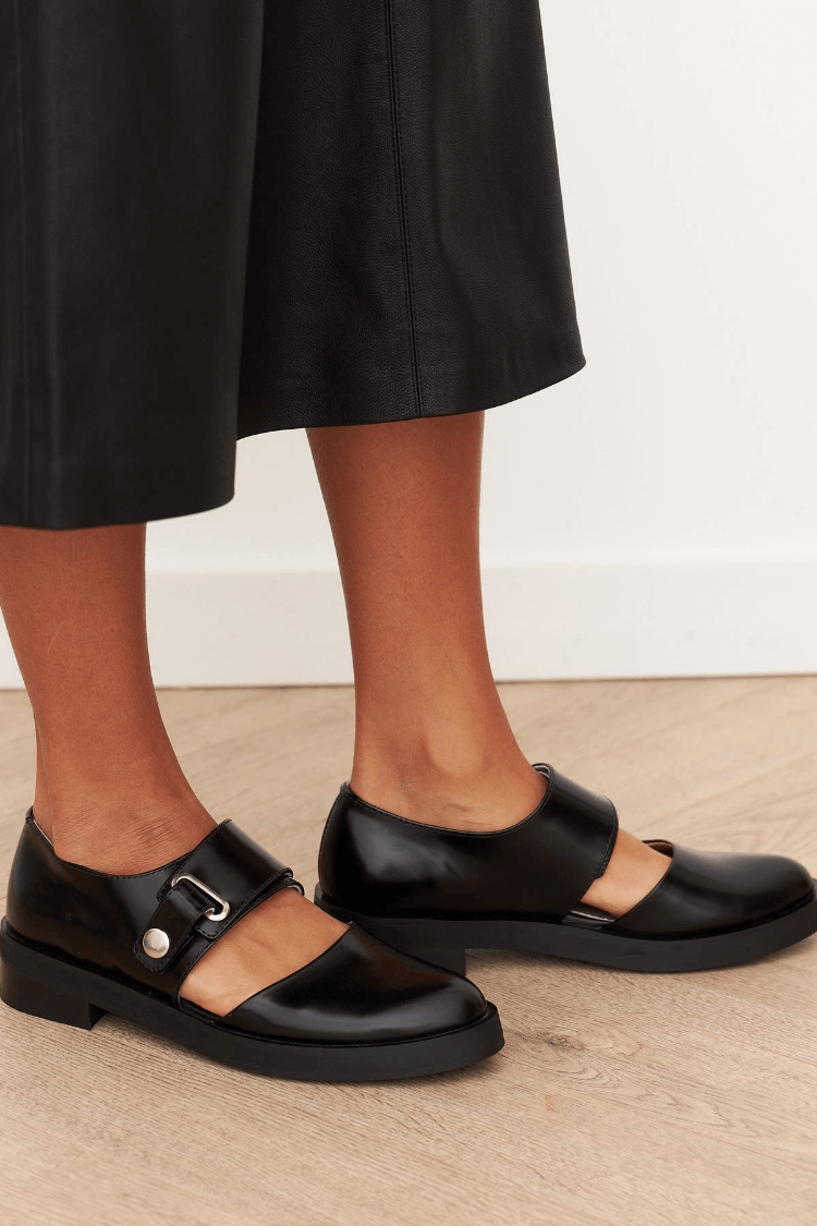 Black Buckle Loafers, Lily & Sam, image 2