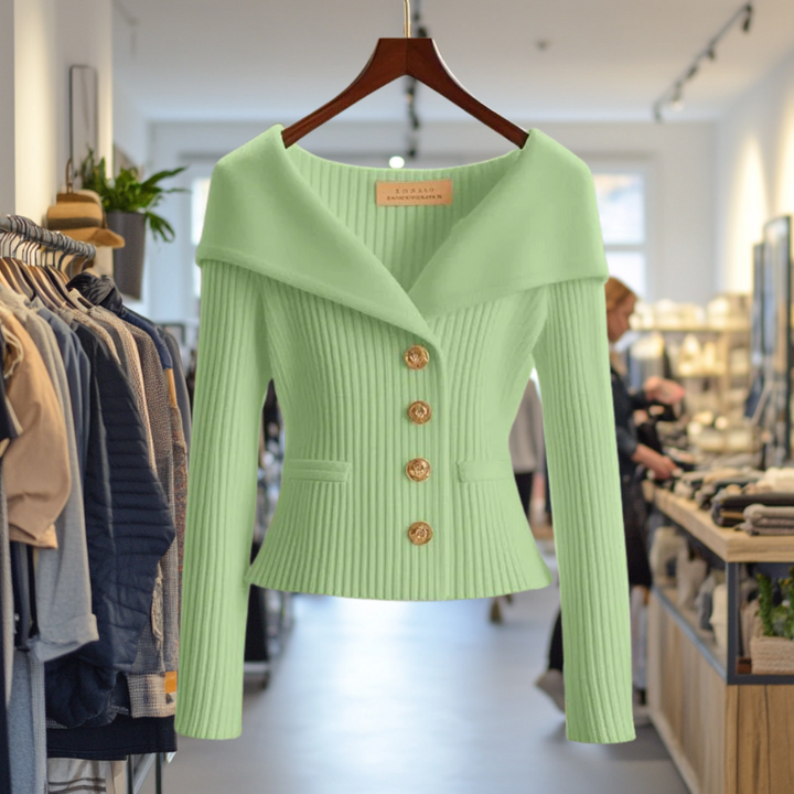 Bold Buttoned Sweater Jacket, Lily & Sam, image 8