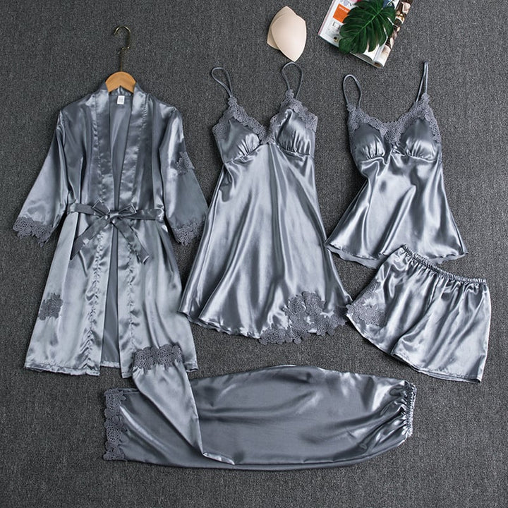 5 Piece Lace Nightwear Set, Lily & Sam, image 5