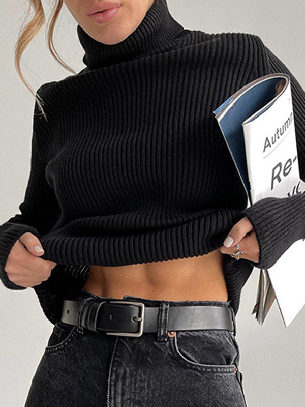 Ribbed Turtleneck Sweater, Lily & Sam, image 4