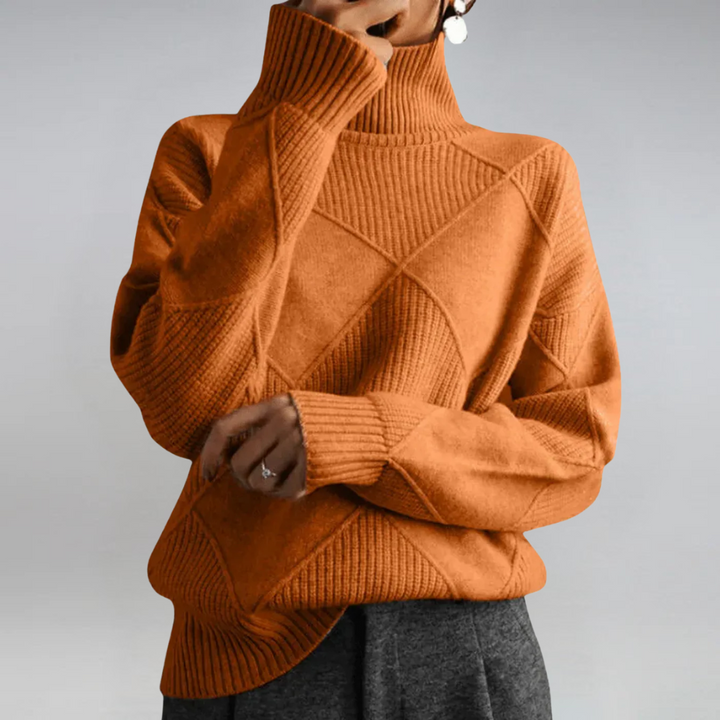 Luxe Cashmere Turtleneck Sweater, Lily & Sam, image 6