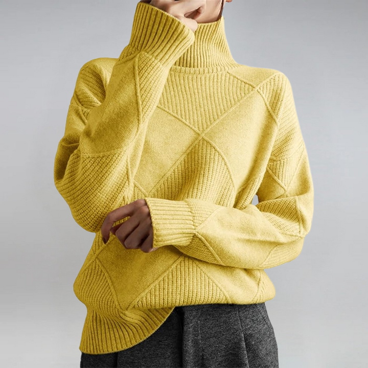 Luxe Cashmere Turtleneck Sweater, Lily & Sam, image 5