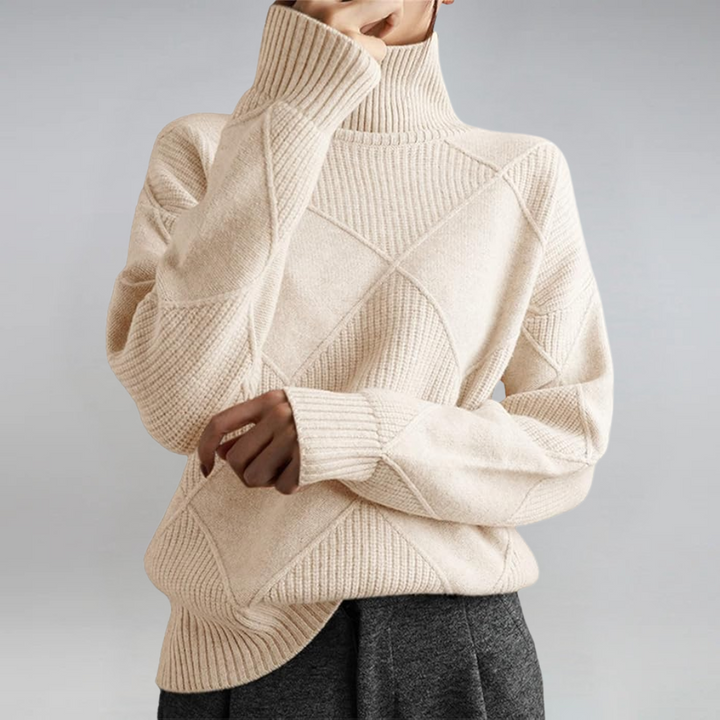 Luxe Cashmere Turtleneck Sweater, Lily & Sam, image 4