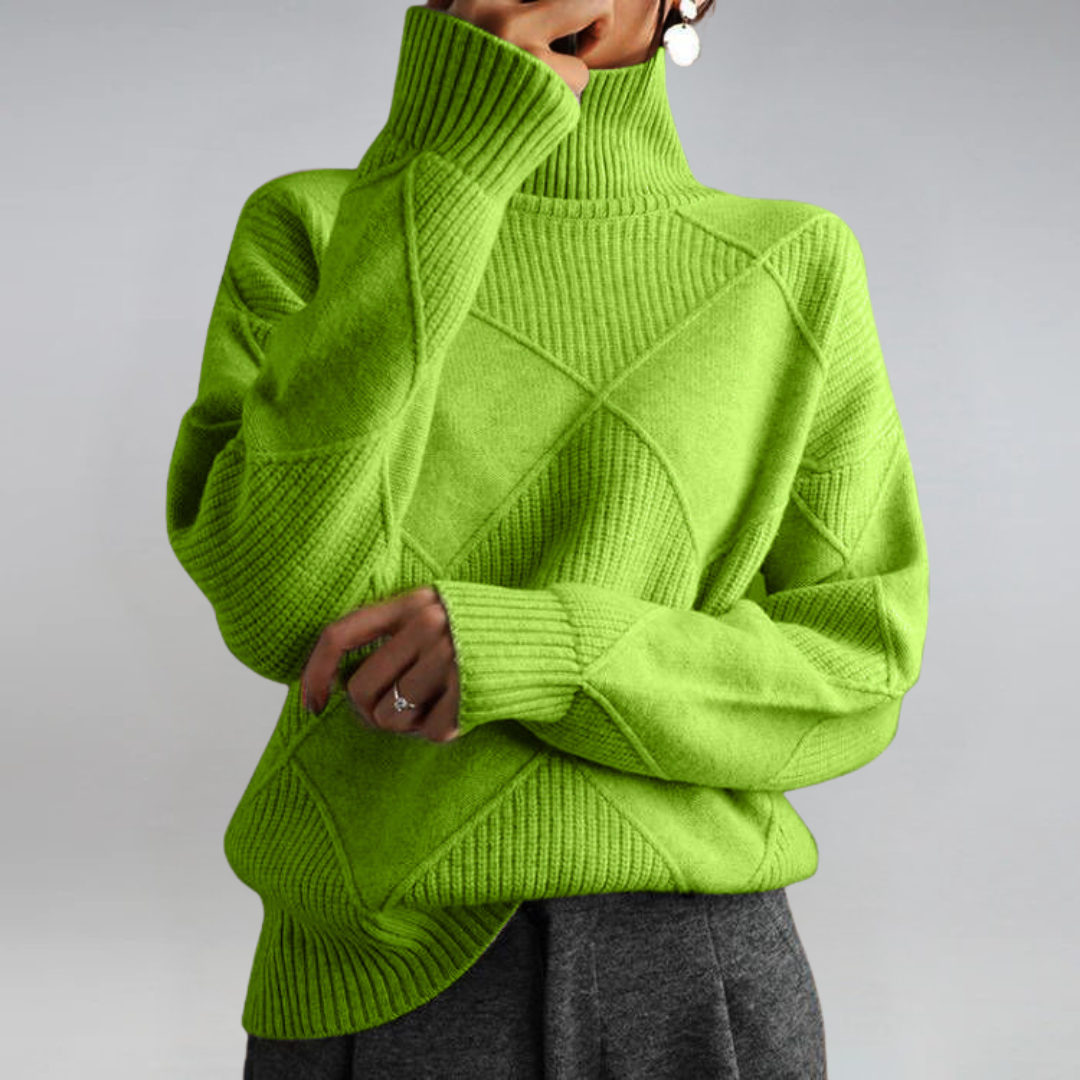 Luxe Cashmere Turtleneck Sweater, Lily & Sam, image 11