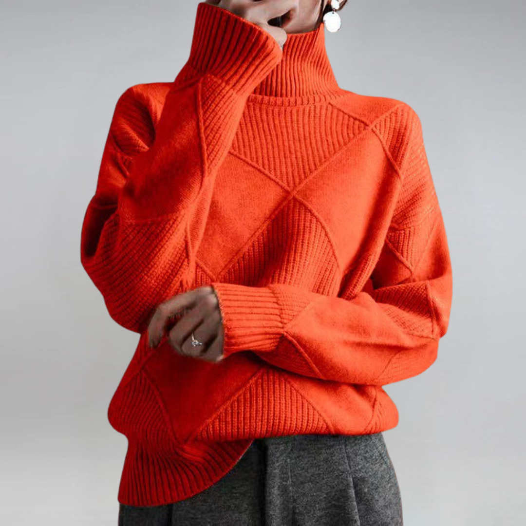 Luxe Cashmere Turtleneck Sweater, Lily & Sam, image 7