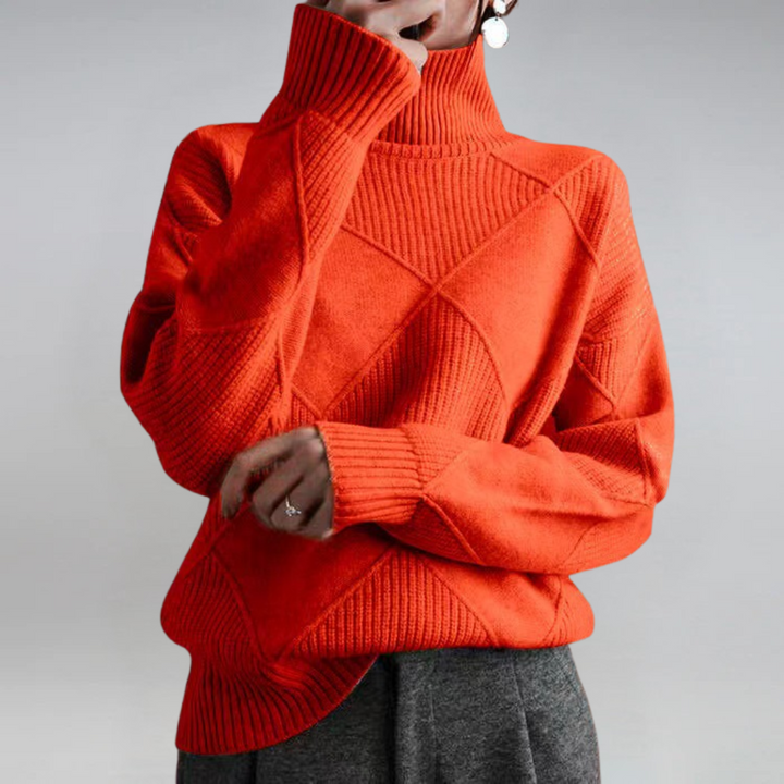 Luxe Cashmere Turtleneck Sweater, Lily & Sam, image 7