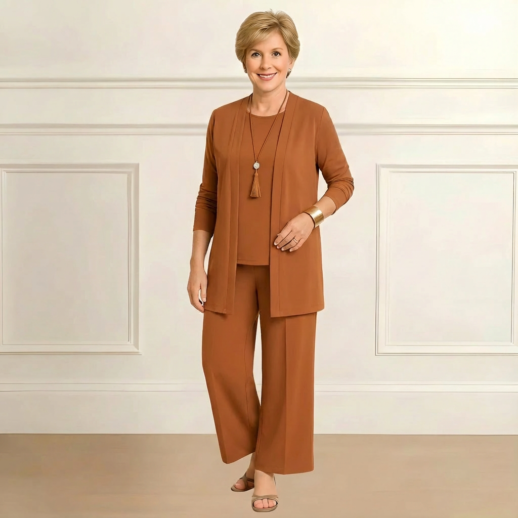 Barbara Cardigan, Top & Pants Set, Lily & Sam, image 4