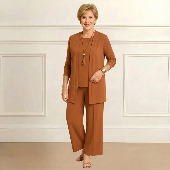 Barbara Cardigan, Top & Pants Set, Lily & Sam, image 4