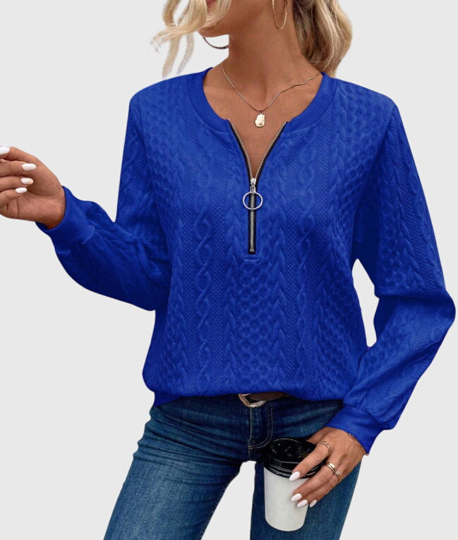 Sweater with Zipper, Lily & Sam, image 24