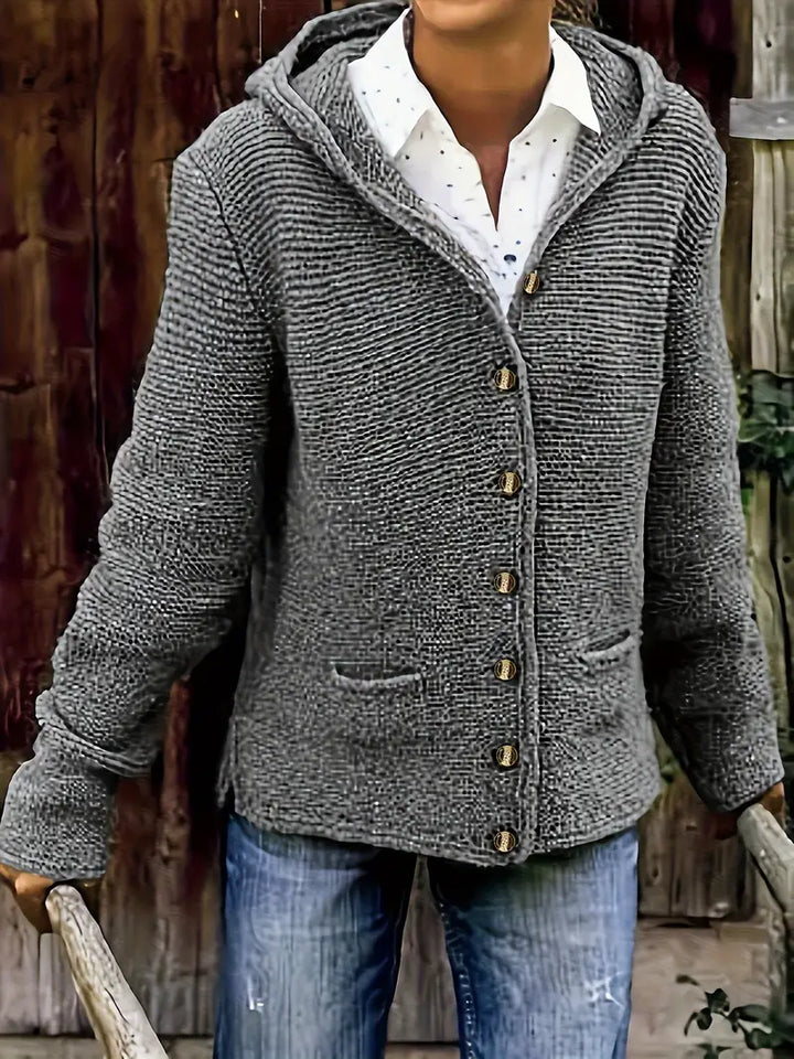 Long Sleeves Cardigan Hoodie, Lily & Sam, image 4
