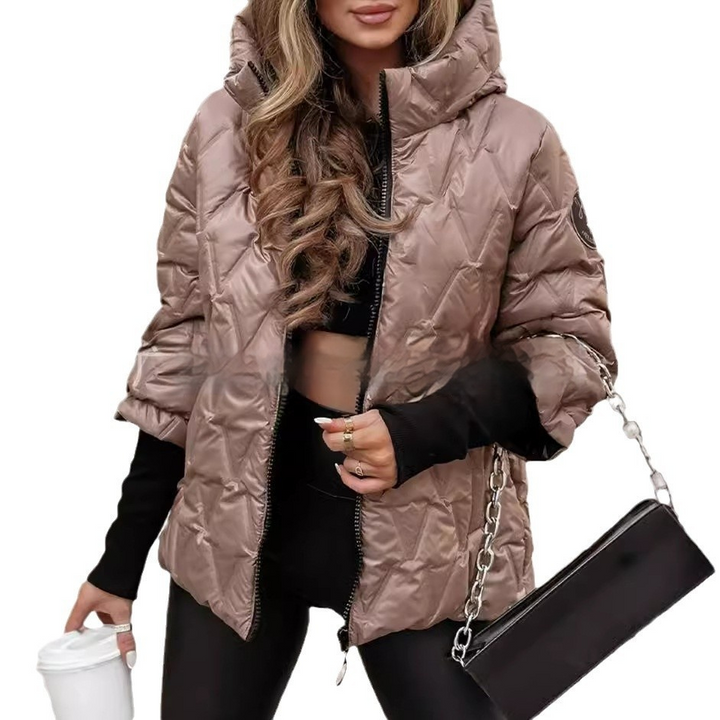 Stylish Quilted Puffy Jacket, Lily & Sam, image 5