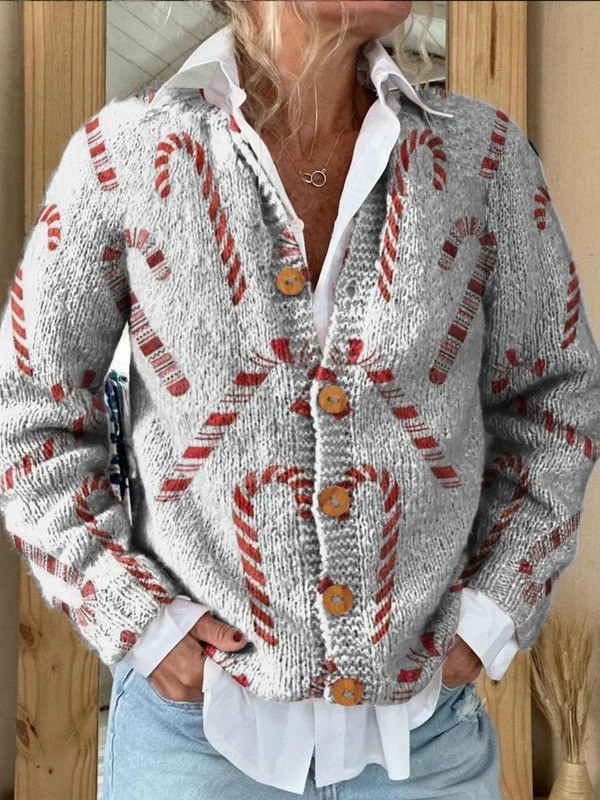 Buttoned Cardigan Sweater, Lily & Sam, image 2