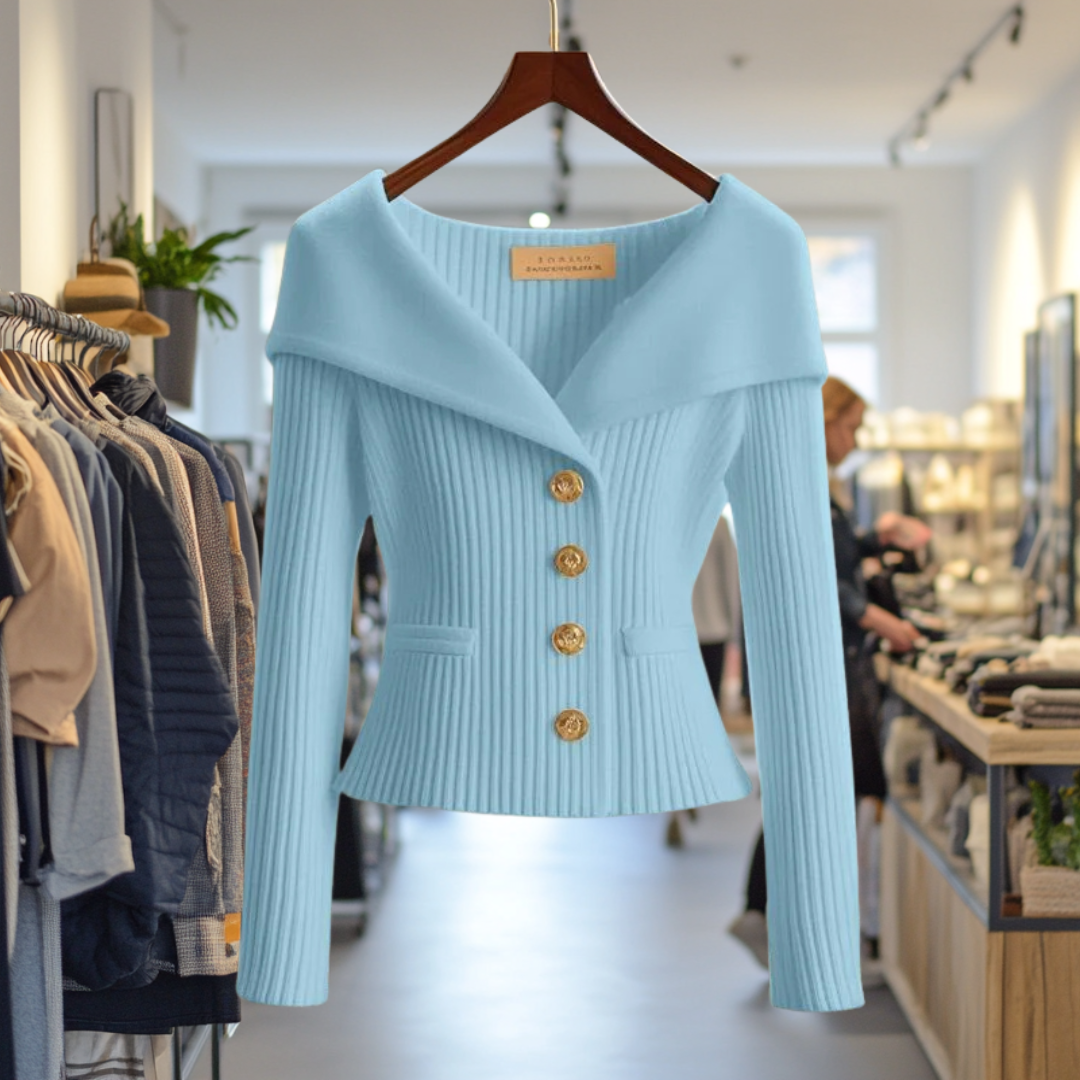 Bold Buttoned Sweater Jacket, Lily & Sam, image 5