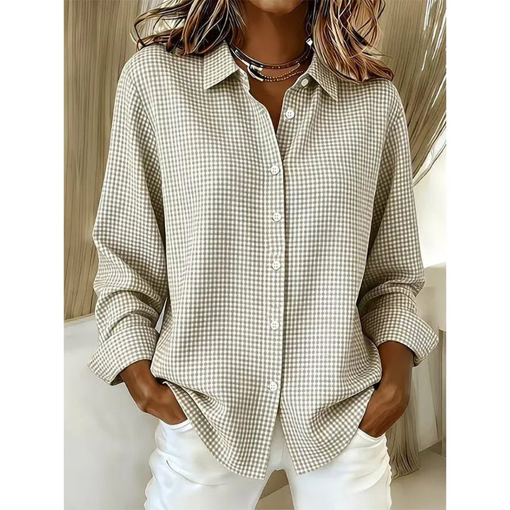 Classic Gingham Button Blouse, Lily & Sam, image 5