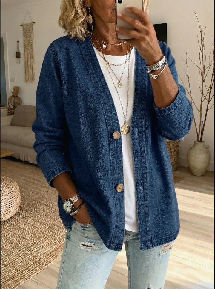 Denim Button Cardigan, Lily & Sam, image 5