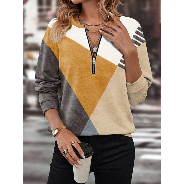 Geometric Sweatshirt, Lily & Sam, image 3