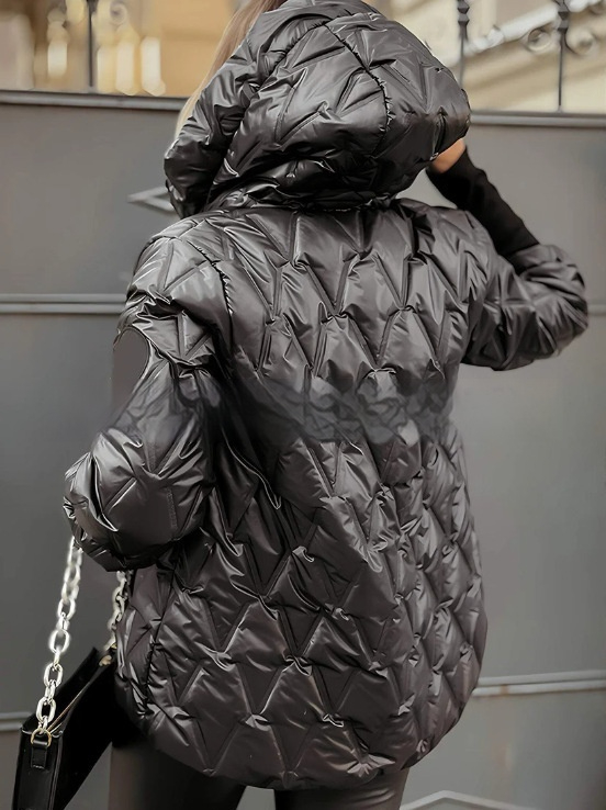 Stylish Quilted Puffy Jacket, Lily & Sam, image 4